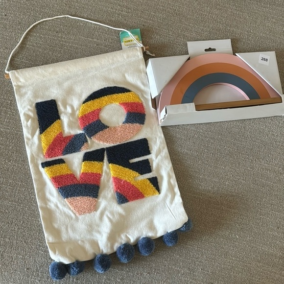 Pillowfort Other - Target Pillowfort Rainbow Wall Shelf Rainbow Love Tapestry Nursery Bedroom Decor